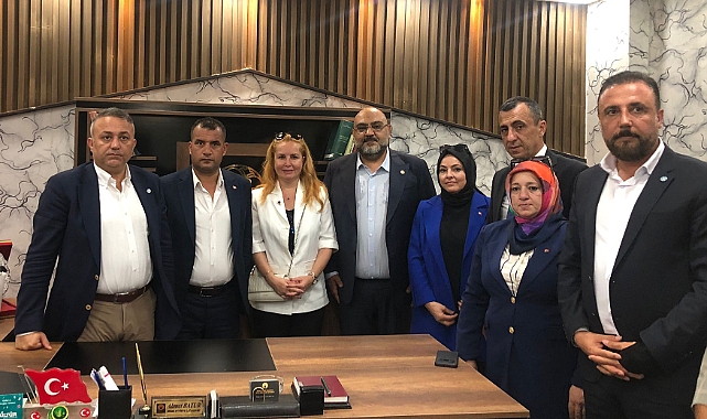 İYİ Parti heyetinden MİSİAD Eyyübiye İlçe Başkanı Batur'a ziyaret