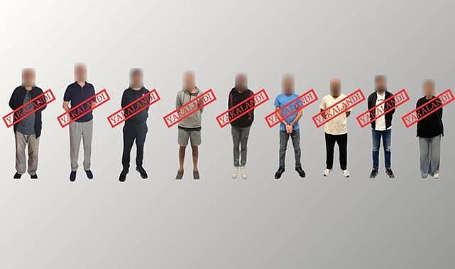 Kırmızı Bültenle Aranan 9 Şüpheli Türkiye’ye Getirildi