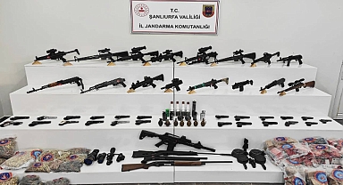 Şanlıurfa'da Cephanelik Gibi Ev! Jandarmadan Viranşehir’de Nefes Kesen Operasyon