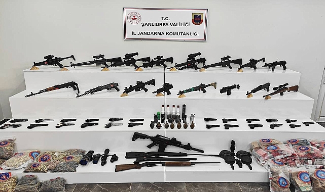 Şanlıurfa'da Cephanelik Gibi Ev! Jandarmadan Viranşehir’de Nefes Kesen Operasyon