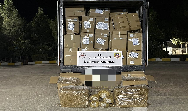Şanlıurfa'da  Kaçakçılık Operasyonu: Tonlarca Kaçak Ürün Ele Geçirildi