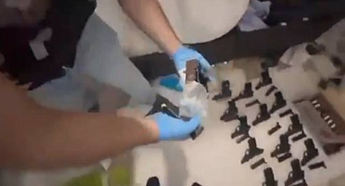 Silah Operasyonu: 13 Tabanca, 552 Fişek Ele Geçirildi