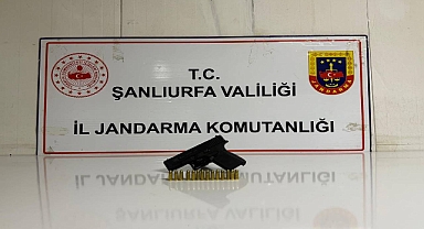 Siverek'te Ruhsatsız Tabanca Ele Geçirildi