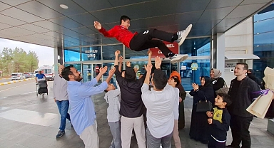 Balkan Şampiyonu Memleketi Şanlıurfa’da Coşkuyla Karşılandı