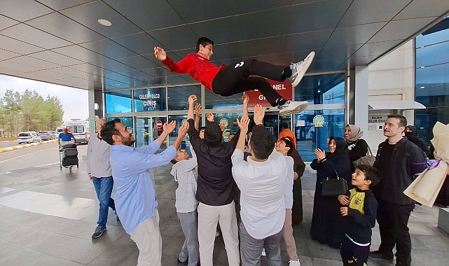 Balkan Şampiyonu Memleketi Şanlıurfa’da Coşkuyla Karşılandı