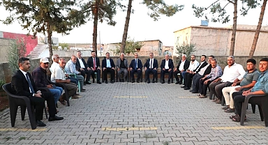 Başkan Kuş ve Milletvekili Dusak Eyyübiye Kırsal Mahallelerinde Halkla Buluştu