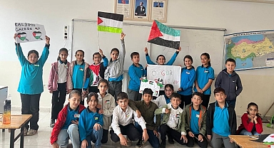 Ceylanpınar’da Okullardan Gazze’ye Anlamlı Destek