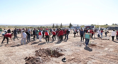 Karaköprü’de 5 Bin Fidan Toprakla Buluştu