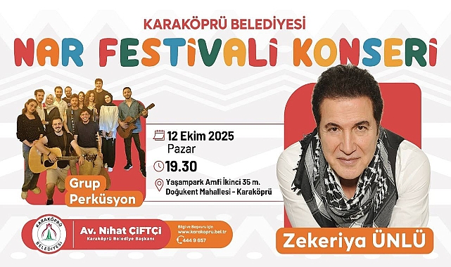 Karaköprü’de Nar Festivali Coşkusu Başlıyor