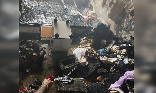 Karaköprü seyrantepe'de apartman yangını: can kaybı yok, maddi hasar var