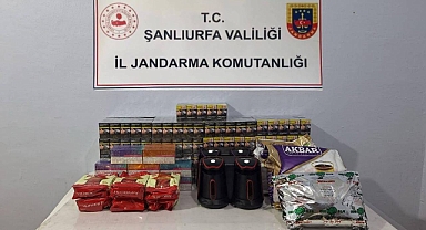 Şanlıurfa’da Kaçak Sigara ve Kahve Makinesi Ele Geçirildi