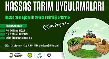 Şanlıurfa’da “Tarımda Verimlilik Ve Akıllı Uygulamalar” Eğitimi Düzenleniyor
