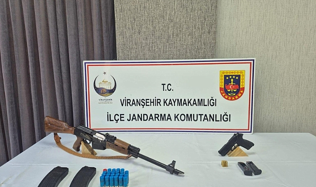 Şanlıurfa Jandarmasından Ruhsatsız Silah Operasyonu