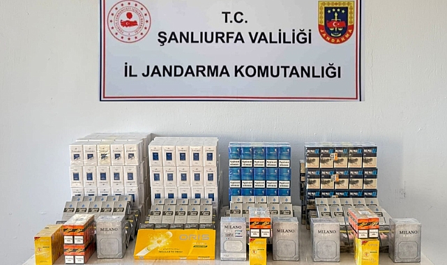 Viranşehir’de Kaçak Sigara Operasyonu