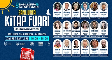 8. Şanlıurfa Kitap Fuarı 21 Kasım’da Başlıyor