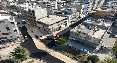 Büyükşehir Belediyesi, Eyyübiye’de Kış Öncesi Yoğun Asfalt Mesaisine Devam Ediyor