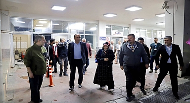 İl Sağlık Müdürü Berk’ten Gece Acil Servis Denetimi