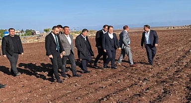 Milletvekili Cevheri İle İlçe Başkanı Toprak Hilvan’da İlçe Projelerini İnceledi