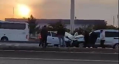 Şanlıurfa’da İki araç Kafa Kafaya Çarpıştı!