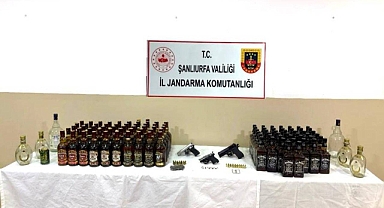 Şanlıurfa’da Kaçak Alkol ve Silah Operasyonu: 1 Gözaltı