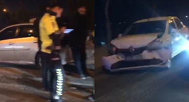 Şanlıurfa Eyyübiye’de Çevre Yolunda İki Araç Çarpıştı