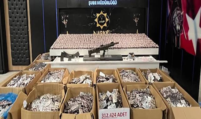 Üç İlde Dev Operasyon: 1,9 Milyon Uyuşturucu Hap Ele Geçirildi