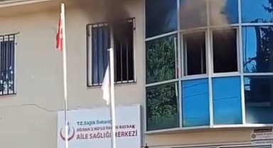 Hilvan'da Aile Sağlık Merkezinde Yangın