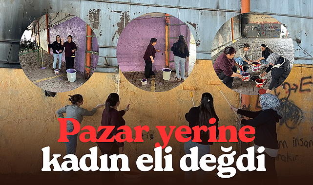 Hilvan’da Kadınlardan Pazaryerinde Renkli Dokunuş