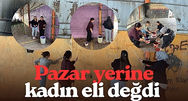 Hilvan’da Kadınlardan Pazaryerinde Renkli Dokunuş