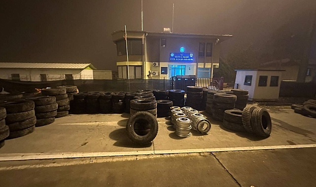 Şanlıurfa’da Kaçak Lastik Operasyonu!