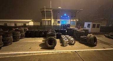 Şanlıurfa’da Kaçak Lastik Operasyonu!