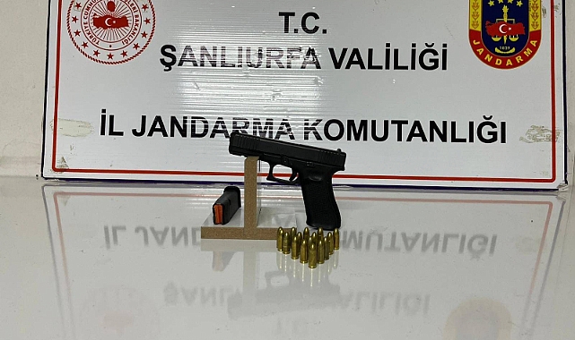Şanlıurfa'da Ruhsatsız Silah Operasyonu