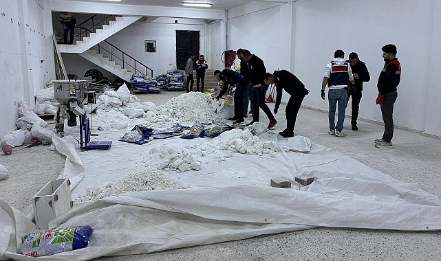 Şanlıurfa’da Sahte Deterjan Dolum Depolarına Baskın