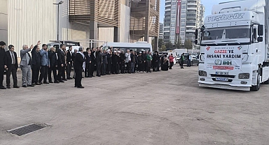 Şanlıurfa İHH, Gazze’ye 3. Yardım Konvoyunu Dualarla Uğurladı!
