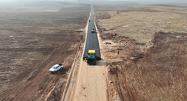 Şanlıurfa’nın Kritik Ulaşım Hattında Sıcak Asfalt Seriminde Sona Yaklaşıldı