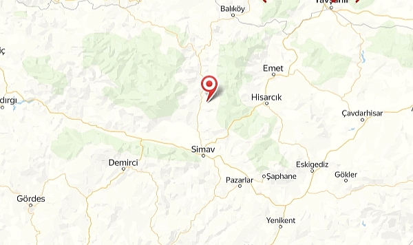 Ülke Sallanıyor! Simav’ın Yemisli Bölgesinde 3.5 Büyüklüğünde Deprem