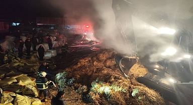 Urfa’da Hayvan Çiftliğinde Yangın: 9 Araç, 30 Personel Sevk Edildi