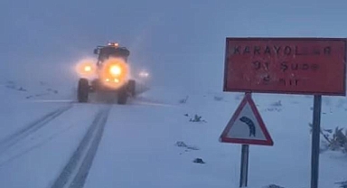 Diyarbakır–Viranşehir Yolunda Kar ve Sis Etkili
