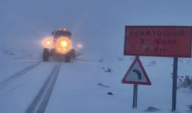 Diyarbakır–Viranşehir Yolunda Kar ve Sis Etkili