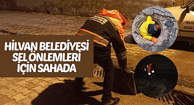 Hilvan Belediyesi’nden Sağanak Yağışa Karşı Gece Boyu Müdahale