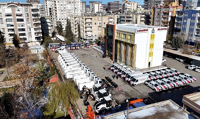Karaköprü Belediyesi Hizmet Filosunu 71 Yeni Araçla Güçlendirdi