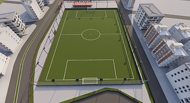 Karaköprü’de Yeşil Alan İçinde Bir Spor Tesisi Yapılıyor