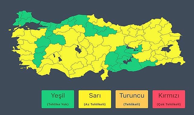 Meteoroloji’den Kuvvetli Yağış ve Fırtına Uyarısı