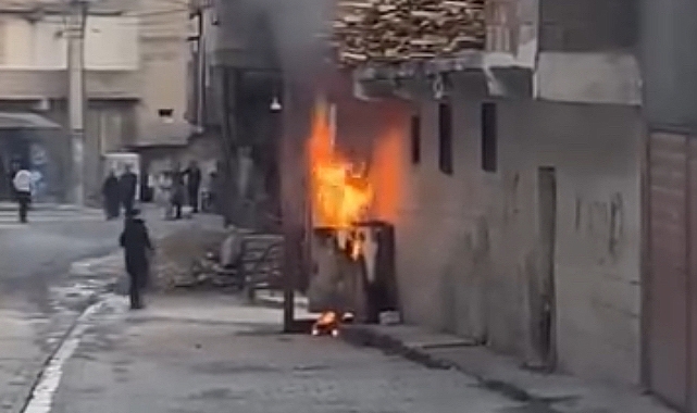 Şanlıurfa’da Elektrik Panosu Cayır Cayır Yandı