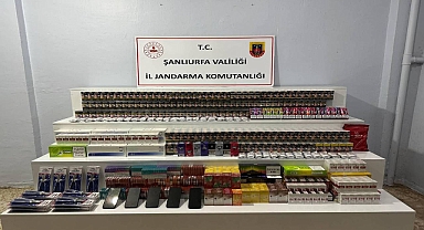 Şanlıurfa’da Kaçakçılara Darbe: Binlerce Kaçak Ürün Ele Geçirildi