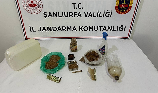 Şanlıurfa’da Narkotik Operasyonu: Çok Sayıda Uyuşturucu Madde Ele Geçirildi