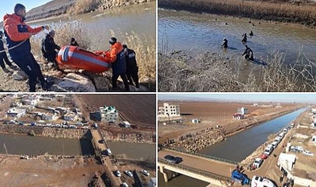 Şanlıurfa Harran’da Sulama Kanalına Düşen Otomobilin Sürücüsü 7. Günde de Bulunamadı