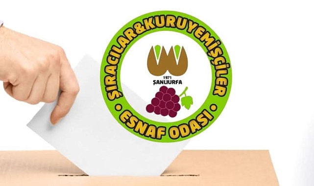 Şanlıurfa Şiracılar ve Fıstıkçılar Esnaf Odası’nda Başkanlık Seçimi Yapılacak