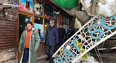 Suruç Sanat Sokağı’nın Çatısı Yoğun Kar Yağışı Nedeniyle Çöktü