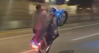 Urfa'da Trafiği Tehlikeye Atan Motosiklet Sürücüsüne 40 Bin TL Ceza!